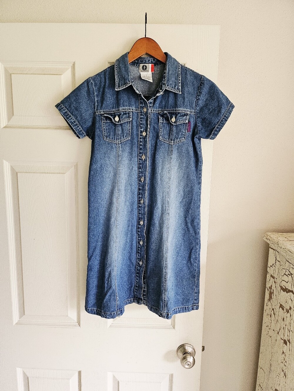 Arizona Jeans Co. 90's Style Denim Dress Girls 14